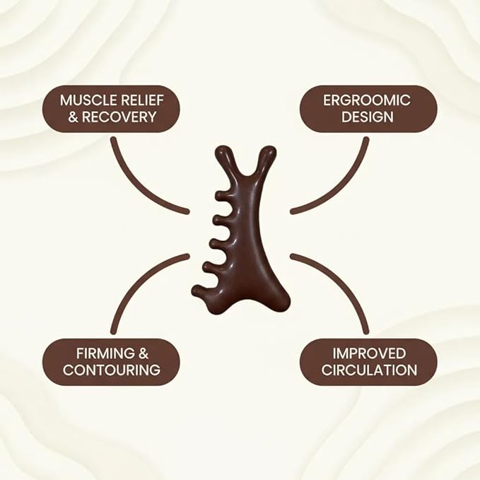 Manual Scalp Massagers, 3 Pack Wooden Head Scalp Massager Comb, Portable Massage Tool