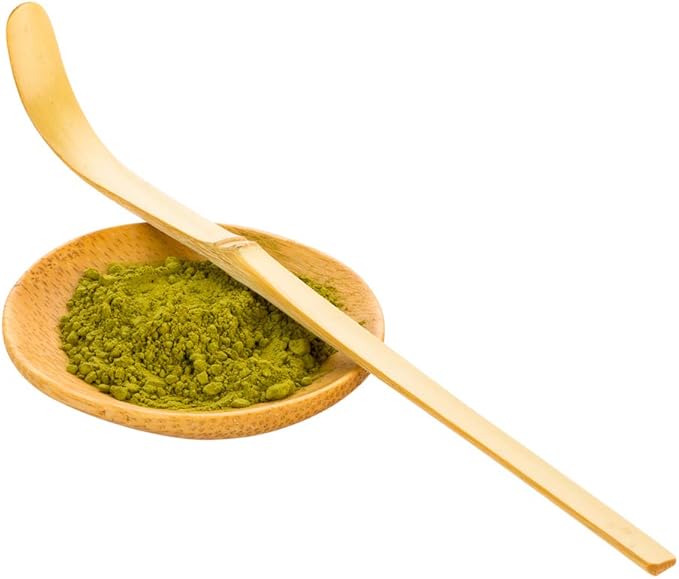 Restaurantware Dojo 6.5 Inch Chashaku Matcha Scoop 1 Hooked Matcha Tool - For Traditional Tea Ceremonies Durable Natural Bamboo Matcha Accessory Measure Green Tea Matcha Powder Sustainable