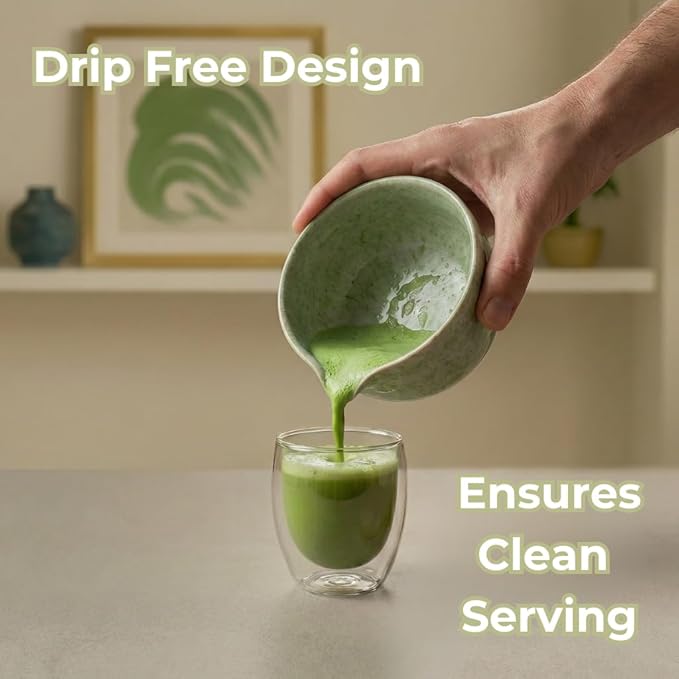 Premium Matcha Whisk Set – Traditional Handcrafted Bamboo Tea Whisk for Japanese Tea Ceremony – 100 Prong Brush for Lump-Free, Creamy Froth – Durable Matcha Starter Kit & Gift