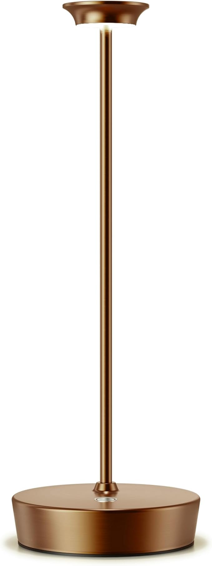 YHT Cordless LED Table Lamp Set of 2, Outdoor Portable LED Table Lamp, Dimming 6000mAh Battery Waterproof Table Light for Restaurant, Patio, Dinner, Bedroom (Coffee)