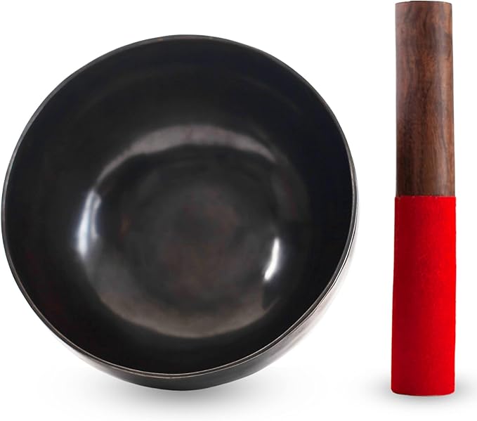 Large Tibetan Singing Bowl Set - Master Grade Healing Chakra Sound Bath Meditation Yoga 7 Metal Bronze