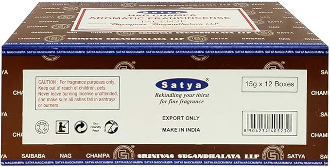 Aromatic Frankinsence Incense Sticks and Incense Stick Holder Bundle Insence Insense Satya