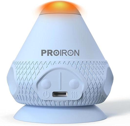 PROIRON Mountable Massage Ball with Suction Cup Pinpoint Deep Tissue Muscle Knot & Sore Relief, Vibration & Heating Trigger Point Massage Tool for Back Neck, Self-Massage Tool