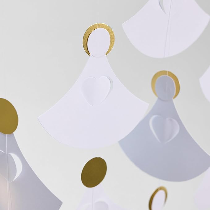 Angel Chorus (25 Angels) Hanging Mobile - 22 Inches - High Quality - Handmade in Denmark by Flensted