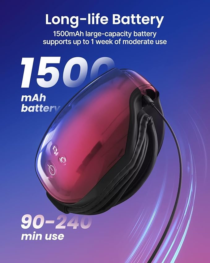 RENPHO Eyeris 1 Eye Massager with Heat, Birthday Gifts Eye Mask for Mom Dad Women Men Her Him, Smart Sleep Mask for Relax, Reduce Strain