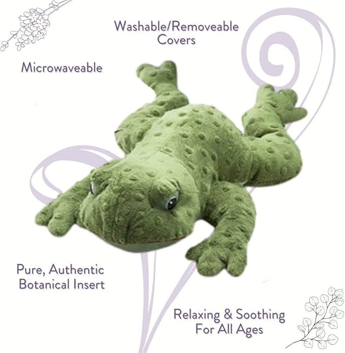 Sonoma Lavender Microwaveable Aromatherapy Pillow, Plush Freddy The Eucalyptus Tree Frog, Eucalyptus Scented with Removable Washable Cover