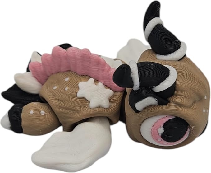 Articulating Turtle Fidget Animal Figurines – Unique 3D Printed Collectibles, Poseable Desk Animals For Adults, Stress Relief and Display Gift (TAURUS TURTLE)