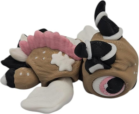 Articulating Turtle Fidget Animal Figurines – Unique 3D Printed Collectibles, Poseable Desk Animals For Adults, Stress Relief and Display Gift (TAURUS TURTLE)