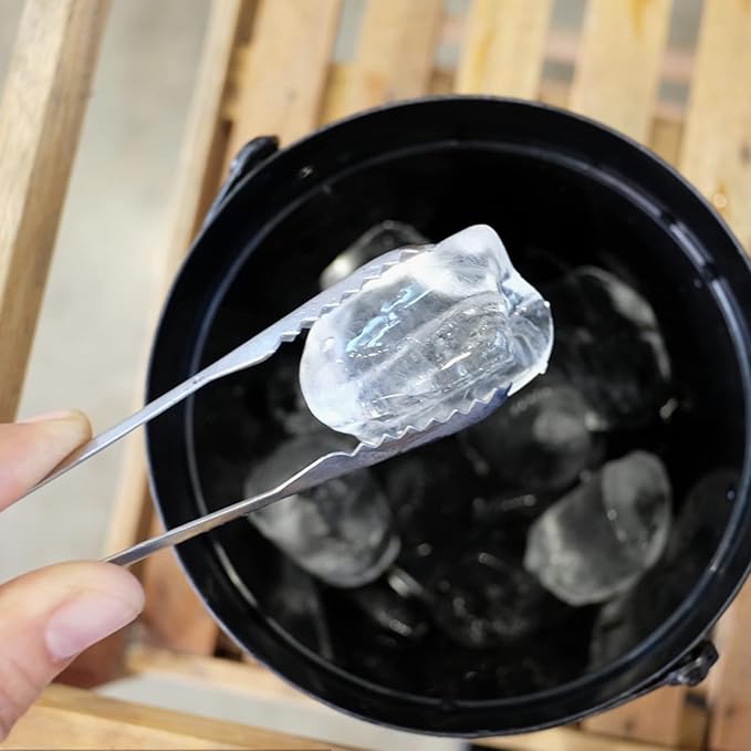 JCREN 12 Pack Mini Tongs - Small Stainless Steel Food Tongs for Serving Appetizers, Tea Party, Coffee, Desserts - 5 inch - Silver