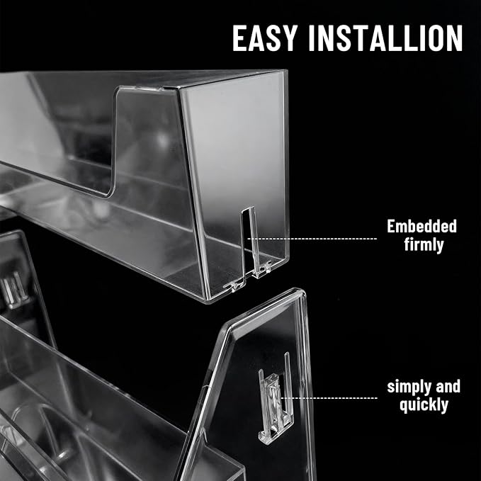 Tea Bag Organizer 5 Tier Tea Storage, Acrylic Tea Storage Chests for Kitchen, Office, Countertop, Cabinet Pantry, Tea Bag, Coffee, Sugar Packets, Creamers Holder