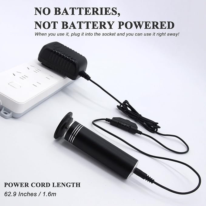 Upgraded Electric Callus Remover for Feet (Adjustable Speed) Professional Electric Foot File Foot Sander Foot Grinder for Dead Skin Pedicure Tools with 60 Replaceable Sandpaper, Black