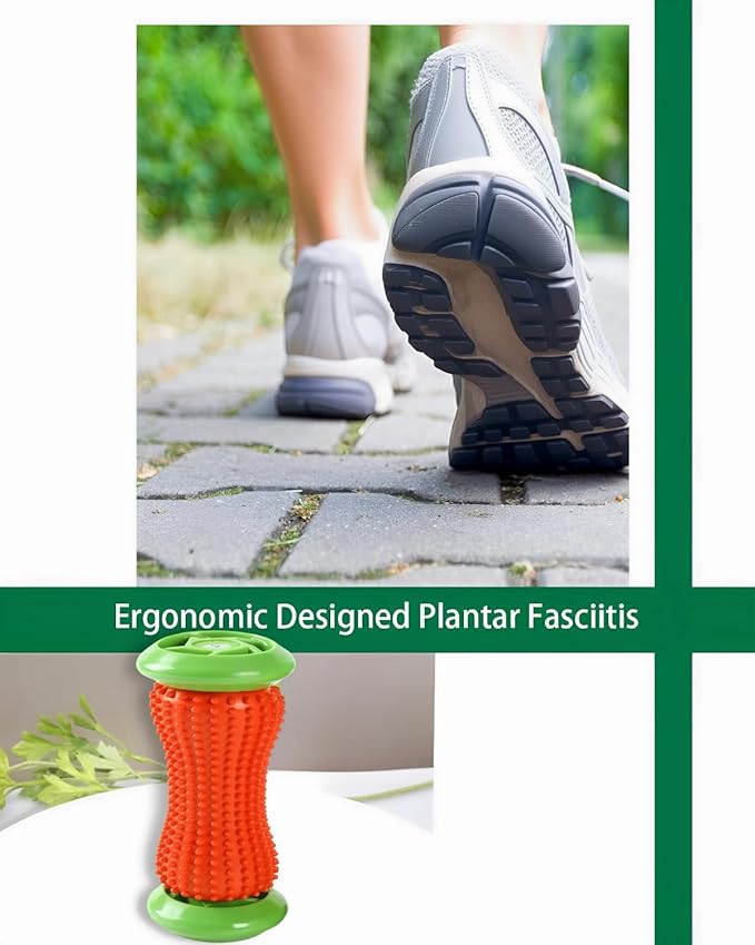 Reflexology Foot Massager Tool, Plantar Fasciitis Relieve Diabetic Neuropathy,Acupressure Trigger Point Therapy, Heel Arch Arthritis