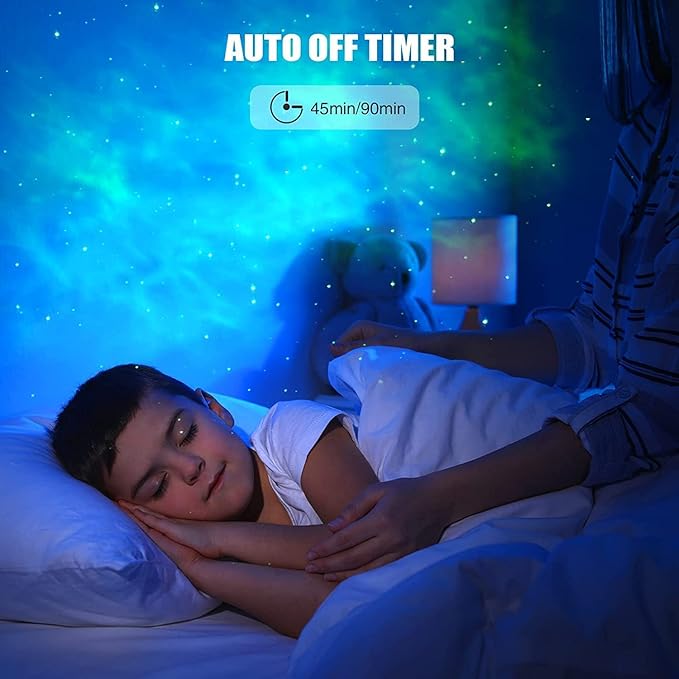 Star Projector Galaxy Night Light Astronaut Starry Nebula Ceiling LED Lamp with Timer and Remote Gift for Kids