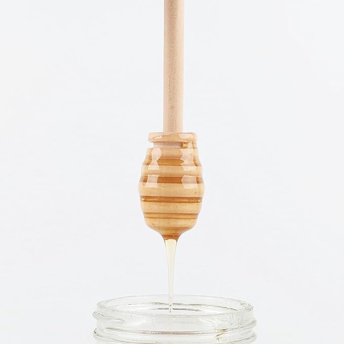 Wooden Honey Mixing Stirrer 10Pcs 6.3Inch Honey Dipper Sticks Honey Spoon