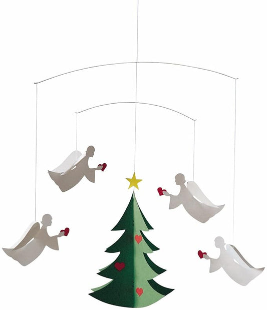 Angels of Love Hanging Mobile - 17 Inches - High Quality - Handmade in Denmark by Flensted