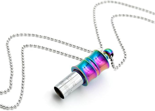 528 Hz Meditation Necklace Breathing Frequency Sound Healing Device by Adjusting The Breathing for Anxiety & Stress Relief Mindfulness