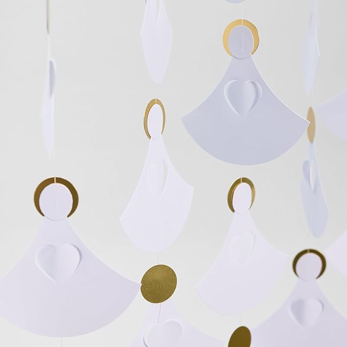 Angel Chorus (25 Angels) Hanging Mobile - 22 Inches - High Quality - Handmade in Denmark by Flensted