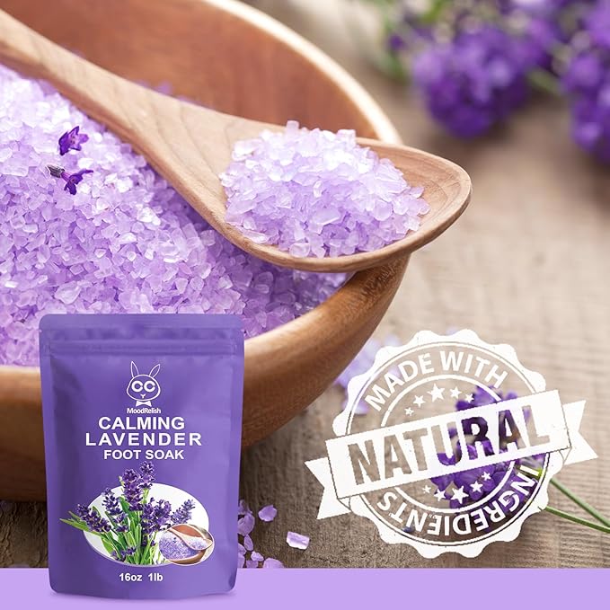 Foot Spa Bath Massager with Heat Bubbles and Vibration Massage and Jets, 16 OZ Calming Lavender Foot Soak Epsom Salt, Foot Soaker with Red Light, 22 Massage Rollers, Adjustable Temp - Grey