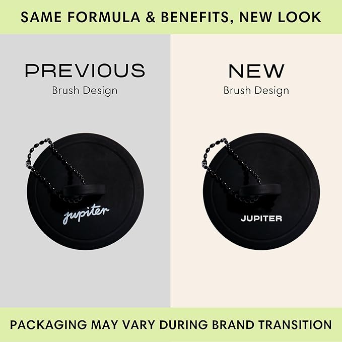 Jupiter Scalp Exfoliator - Scalp Massager Tool for Wet & Dry Hair - Ergonomic Detangler Brush - Dandruff Comb & Scrub to Remove Dandruff & Buildup and Support Circulation - 2 Pack, Black