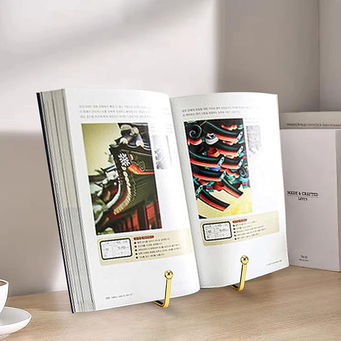 Kruodop 6 Inch Plate Stands for Display, 5 Pack Plate Holder Display Stand, Black Metal Frame Easel Holder Stand for Pictures,Book, Photo, Decorative Plate, Silver