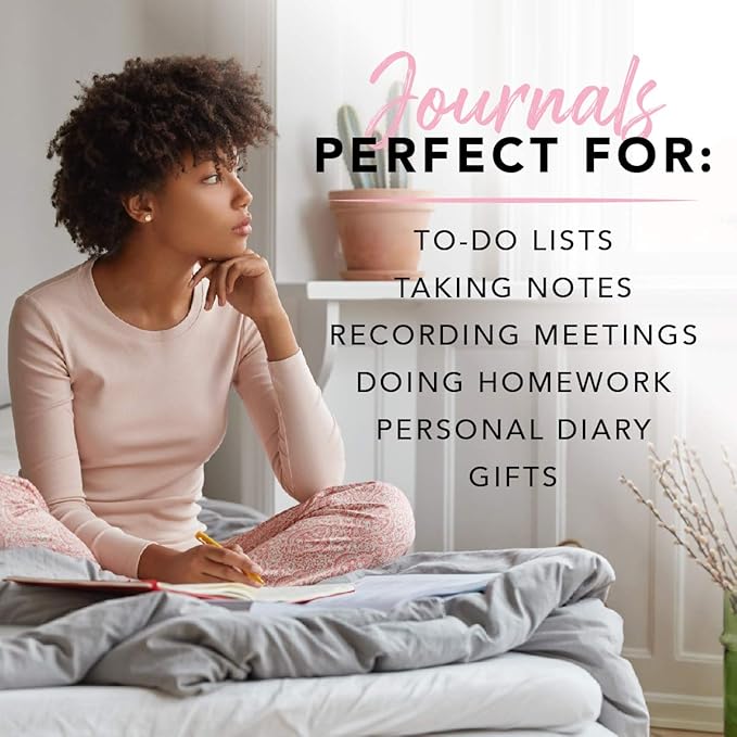 Graphique Designer Notebooks - "Do More of What Makes You Sparkle" - Spiral Bound Writing Journals for Offices, Schools, Classrooms, and More - Hard Cover with 160 Ruled Pages (6.25" x 8.25")