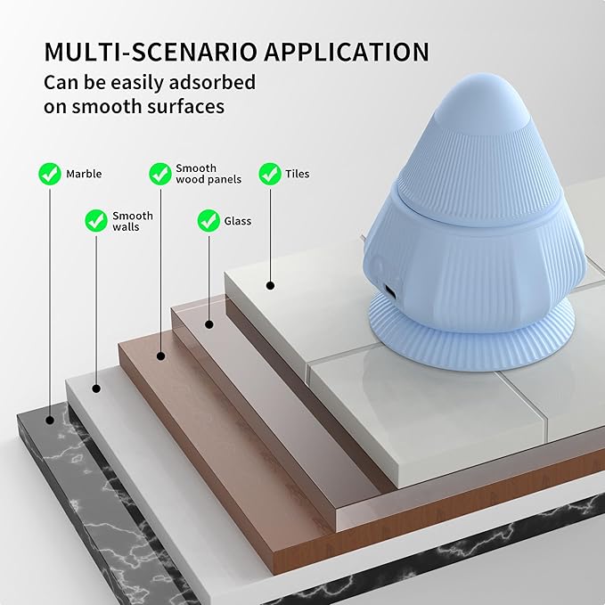 PROIRON Massage Ball with Suction Cup Pinpoint Deep Tissue Muscle Knot & Sore Relief, Vibration & Heating Trigger Point Massage Tool for Back Neck, Self-Massage Tool,4 Massage Heads