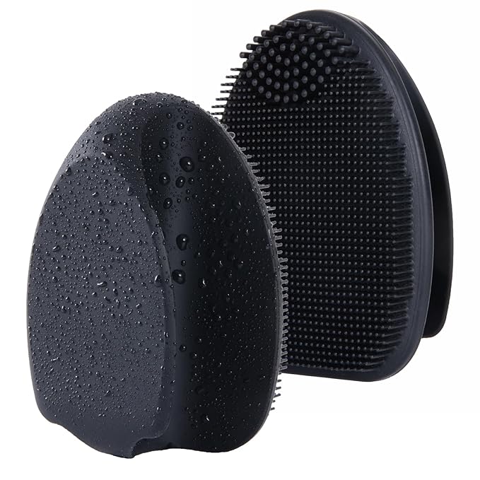 Silicone Face Scrubber,Soft Face Cleansing Brush,Face Pore Blackhead Remover Exfoliator for Face Nose Deep Cleansing Massage Makeup Removal for All Kinds of Skin Care Men Women