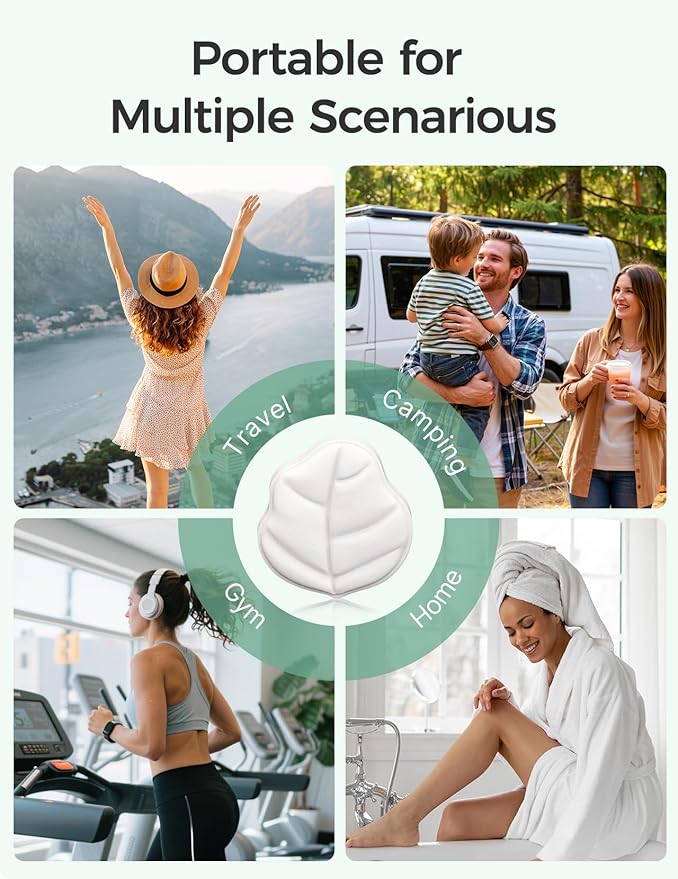 Momcozy 14 Pack Shower Steamers Spa Gifts - Eucalyptus Leaf Shape, with Natural Peppermint & Eucalyptus Essential Oil for Relaxation, Long-Lasting, Thoughtful Birthday and Holiday Gifts for Her/Him