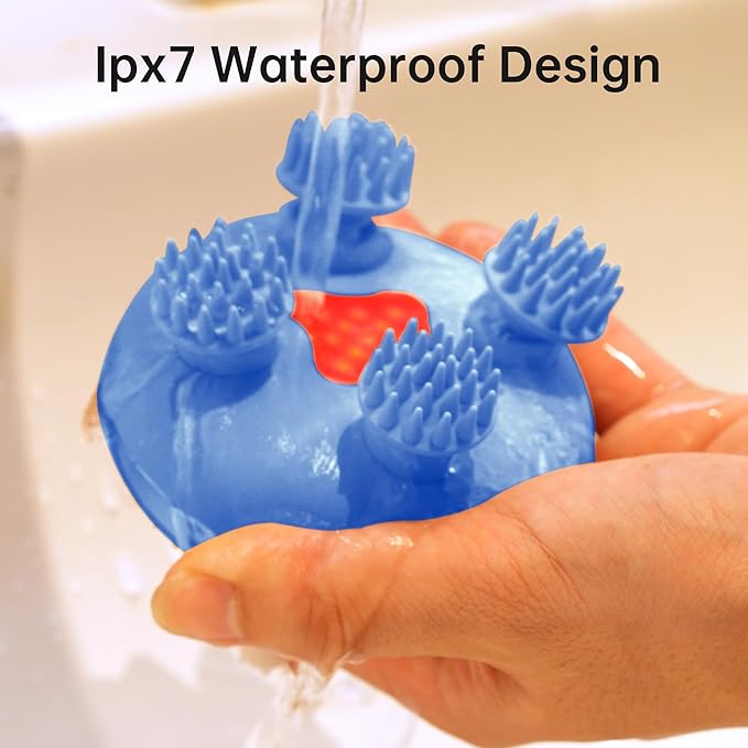 COMFIER Cordless Scalp Massager with 3 kneading Modes,8 Claws, Christmas Gift for Women,Waterproof Head Massage for Deep Cleansing,Head Scratcher,Body Massager,Cat Massage