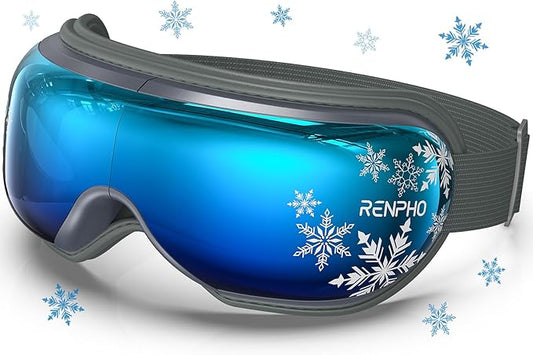 RENPHO Eyeris 1 Eye Massager with Heat&Customized Gift Card, Birthday Gifts for Women/Men, Heated Sleep Mask for Relax, Sleep Eye Care Gifts for Reduce Eye Strain, Improve Sleep