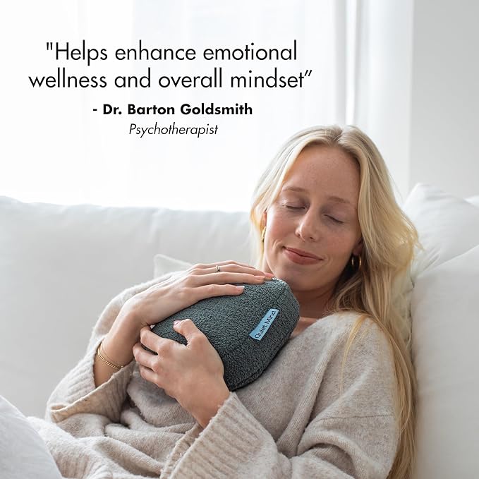 Quiet Mind Weighted Pillow for Adults 9 Lbs - Get Better Sleep - Sustainably Made and Chemical Free - Machine Washable (Medium, Agave Green)