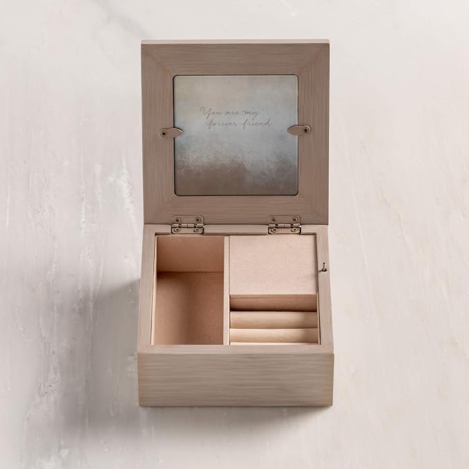 Willow Tree Friendship Music Jewelry Box, Sculpted, Hand-Painted Music Jewelry Box