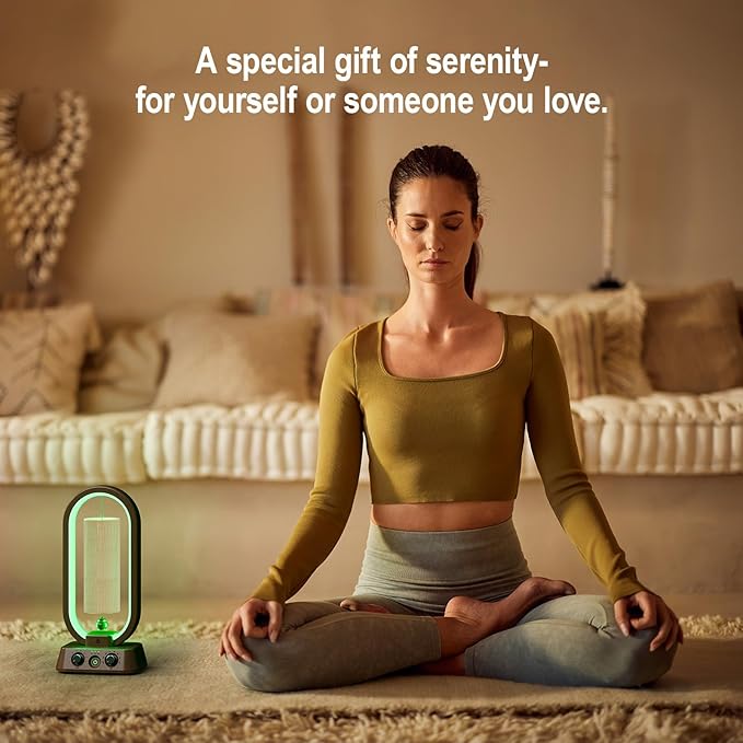 Automatic Bamboo Wind Chimes System, Sound Healing Instruments for Relaxation, Sound Bath– Indoor Electronic Wind Chime, Ideal Meditation Accessory