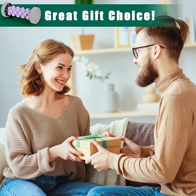 Foot Roller for Plantar Fasciitis Relief, Manual Deep Tissue Foot Massager for Circulation and Pain Relief, Reflexology Trigger Point Therapy Feet Massage Roller Tool for Arch or Heel Recovery