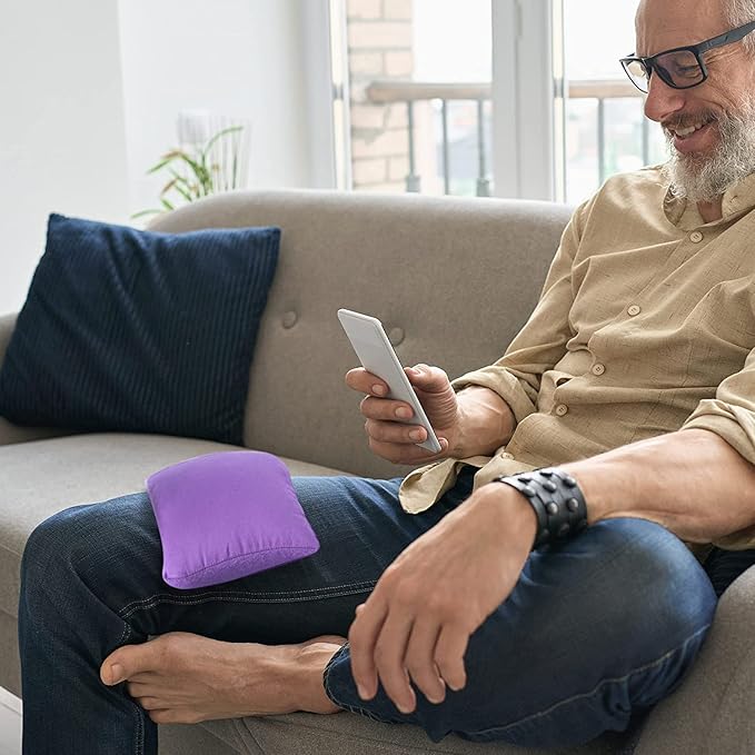 My Heating Pad Microwave Heating Pad - Moist Microwavable Heating Pads for Joints and Muscles Relief - Microwave Hot Pack Heat Pad for Cramps - Chilled or Heated Pad Therapy - Purple Unscented