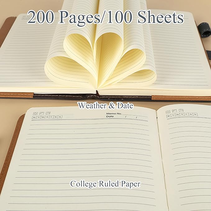 Fanery sue Tree of Life Refillable Writing Journal for Women&Men Faux Leather Hardcover Notebook A5 College Ruled 200 Lined Pages Lay-Flat Personal Diary with Pen&Magnetic Buckle (Tree of Life-Blue)