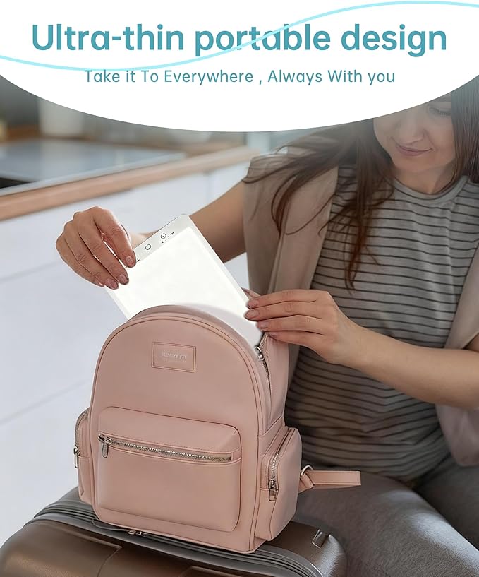 Light Therapy Lamp,10000 Lux UV-Free Full Spectrum Touch Control Daylight Lamp for Home & Office Use,3 Timing & 3 Mode Sunlight Lamp Settings with Memory