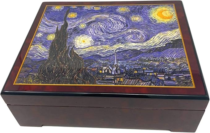 The San Francisco Music Box Company Van Gogh Starry Night Music Box