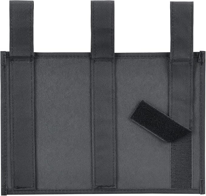 Hanging Bedside Caddy, Bedside Storage Organizer for Magazine, Phone, Remote control (Classic4 Pockets-Black)