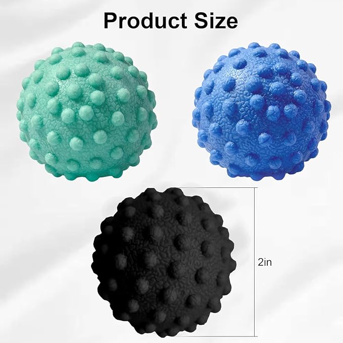 Foot Massage Ball Myofascial Release, Restore Foot Massage Roller, Massage Tool for Tight Muscles and Sore Feet, Pain Relieve from Plantar Fasciitis, Black