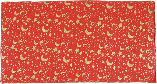 Nature's Approach Basic Herb Pack Rice Heating Pad Microwavable Reusable Heat Pack with Herbal Aromatherapy Fill, Freezer and Microwave Safe for Hot and Cold Therapy, Celestial Red