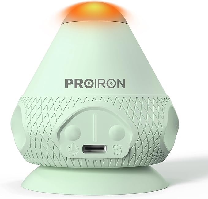 PROIRON Mountable Massage Ball with Suction Cup Pinpoint Deep Tissue Muscle Knot & Sore Relief, Vibration & Heating Trigger Point Massage Tool for Back Neck, Self-Massage Tool