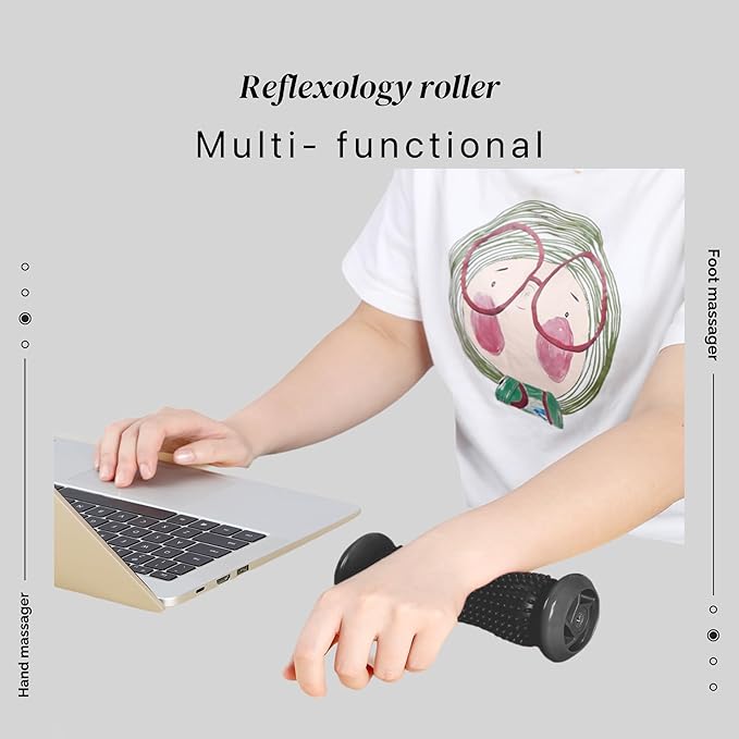 Manual Foot Massager Foot Roller Foot Reflexology Therapy Reach The Spleen and Relax The Nerves