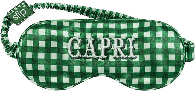 slip Pure Silk Sleep Mask - 100% Pure 22 Momme Mulberry Silk Eye Mask - Comfortable Sleeping Mask with Elastic Band, Capri, Amazon Exclusive