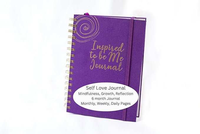 Journals for Women - Inspired to Be Me Journal -Self Care Gifts for Women - Journal with Weekly Intention & Reflection Pages - Gift for Women's Personal Growth & Healing Journey - Includes Inspirational Poem