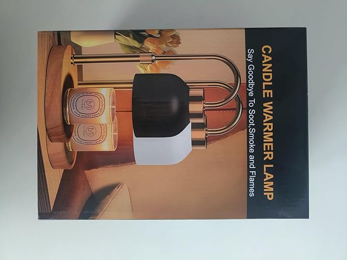 Candle Warmer Lamp with Dimmer Adjustable Height, 2/4/8H Timer,Vintage Home Decor for Scented Jar