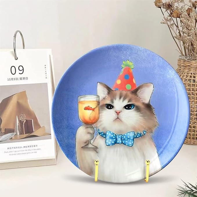 Kruodop 10 Inch Plate Stands for Display, 3 Pack Plate Holder Display Stand, Gold Metal Frame Easel Holder Stand for Pictures,Book, Photo, Decorative Plate-Gold