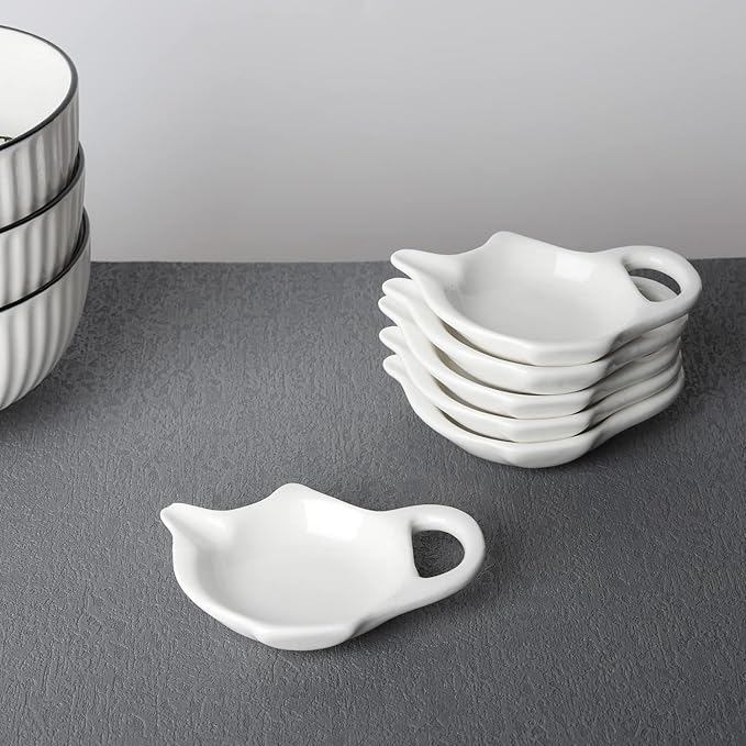 Tea Bag Holder - Teapot Shaped Coasters Set of 12