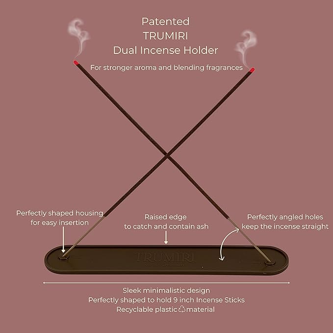 Exotic Incense Sticks Variety Pack - 120 Insence-Sticks (6 Incents x 20 Insense) - Copal Amber Oud (Agarwood) Musk - Natural Inscents-Sticks Non Toxic Incienso + Incense Holder for Men Women