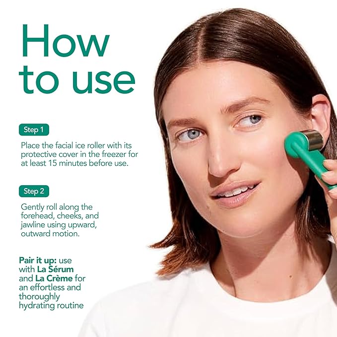 Doré - Le Glaçon Facial Ice Roller for Puffiness, Wrinkles & Redness | Face Roller for Women & Men | Skin Care Tools for Lymphatic Drainage & Tightening | Gua Sha Ice Roller Alternative for Self-Care
